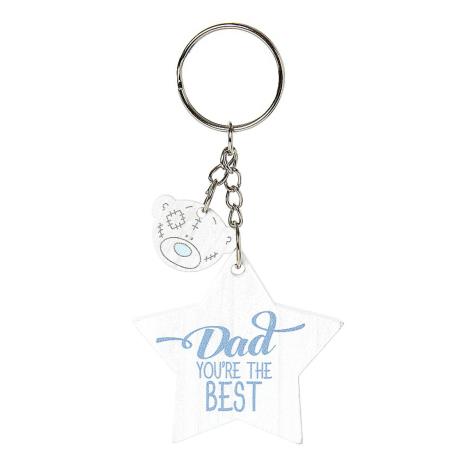 Dad You're The Best Me to You Bear Wooden Key Ring £4.99